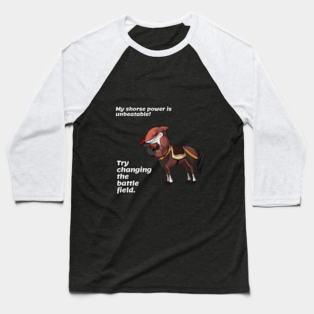 Horse shark Baseball T-Shirt by Elite Smart ware